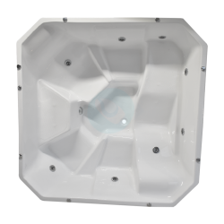 Tina de hidromasaje amsterdan de 1.90 x 1.92 x 0.75 para 5 personas Tina de hidromasaje amsterdan de 1.90 x 1.92 x 0.75 para 5 personas